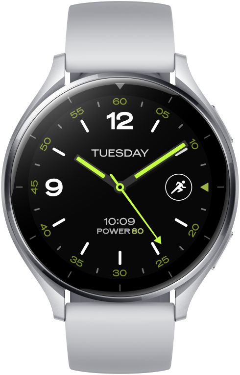 Xiaomi Watch 2 3,63 cm (1.43") AMOLED 46 mm Digital 466 x 466 Pixeles Pantalla táctil Plata Wifi GPS (satélite)